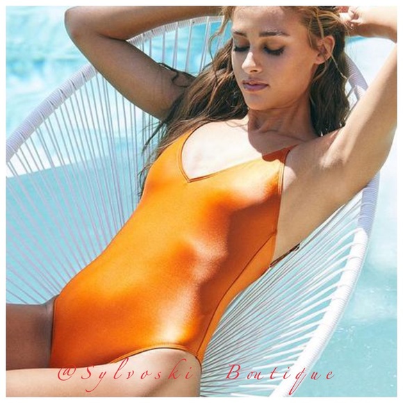 PacSun Other - 🔥Salero Swim Burnt Orange V-neck One Piece
NWT